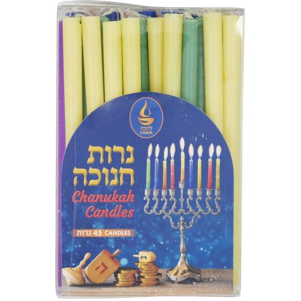 45 LONG CHANUKKAH CANDLES