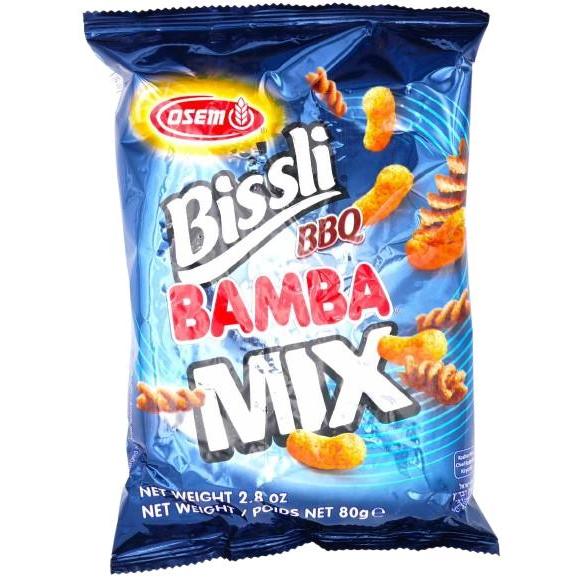 BAMBA & BISSLI BARBECUE OSEM KOSHER 80 GR.