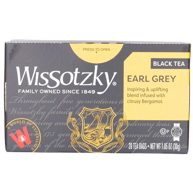 EARL GREY KOSHER TEA WISSOTZKY KLP 40 GR.