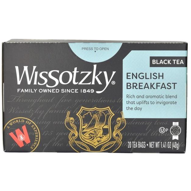 ENGLISH BREAKFAST KOSHER TEA WISSOTZKY KLP 40 GR.