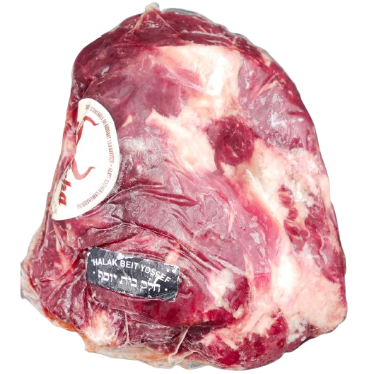 GLATT KOSHER BEEF NECK MEAT SL 600 GR.