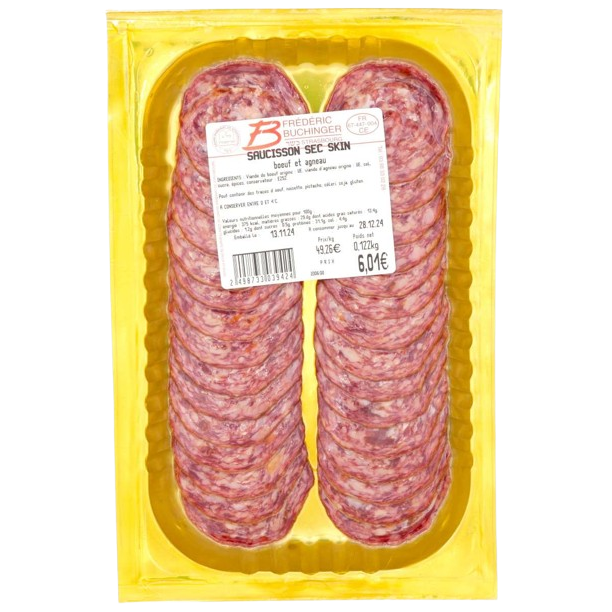 GLATT KOSHER BEEF SALAMI 130 GR.