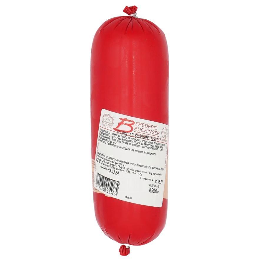 GLATT KOSHER BEEF SALAMI LE GOURMAND 550 GR.