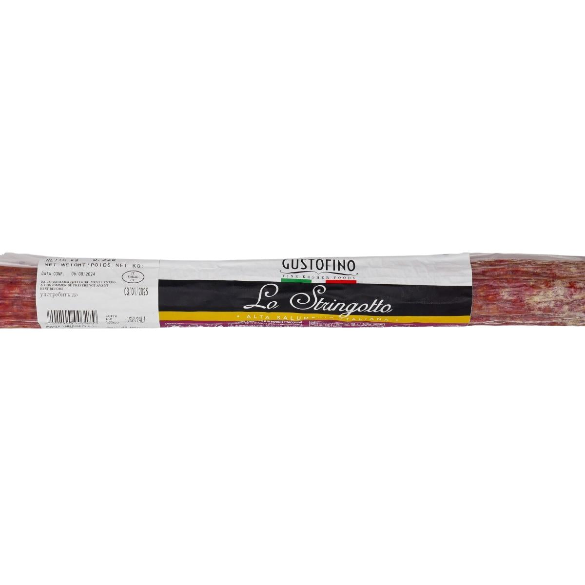 GLATT KOSHER STRINGOTTO SALAMI GF SL 350 GR.