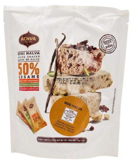 HALVA SNACK 3 FLAVOUR ACHVA KLP 216 GR.