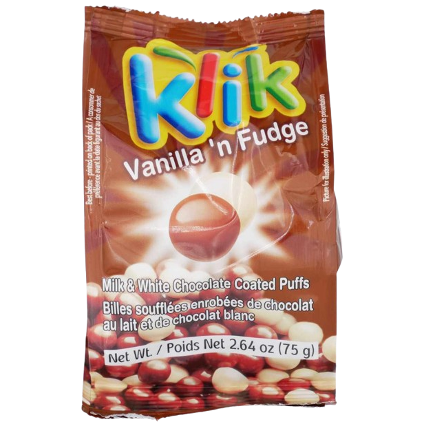 KLIK VANILLA FUDGE KOSHER CHOCOLATE 75 GR.