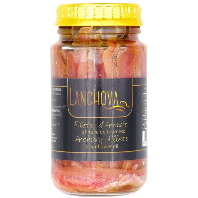 KOSHER ANCHOVY FILLETS IN OIL KLP 140 GR.
