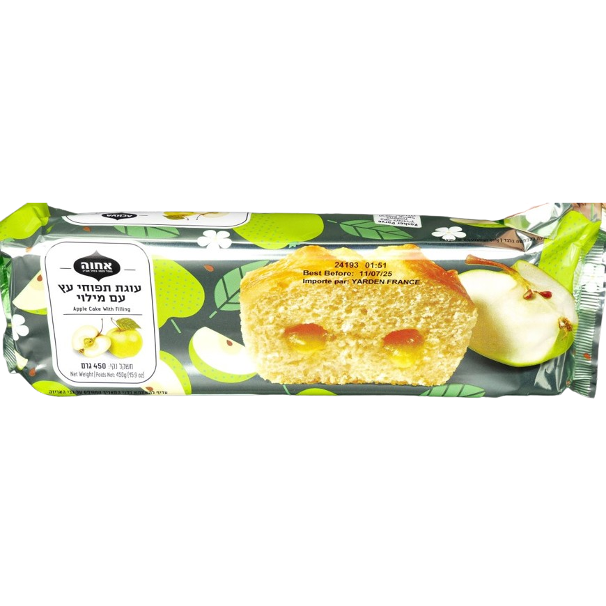 KOSHER APPLE FILLED CAKE ACHVA 400 GR.