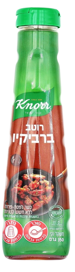 KOSHER BARBECUE SAUCE KNORR 350 GR.