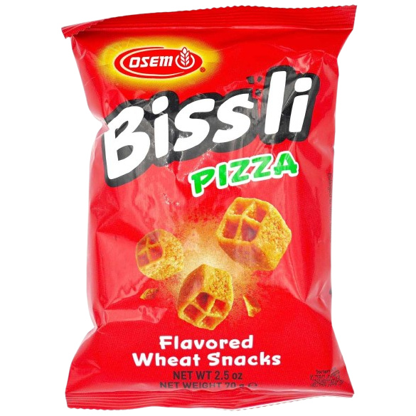KOSHER BISSLI PIZZA SNACK OSEM 70 GR.