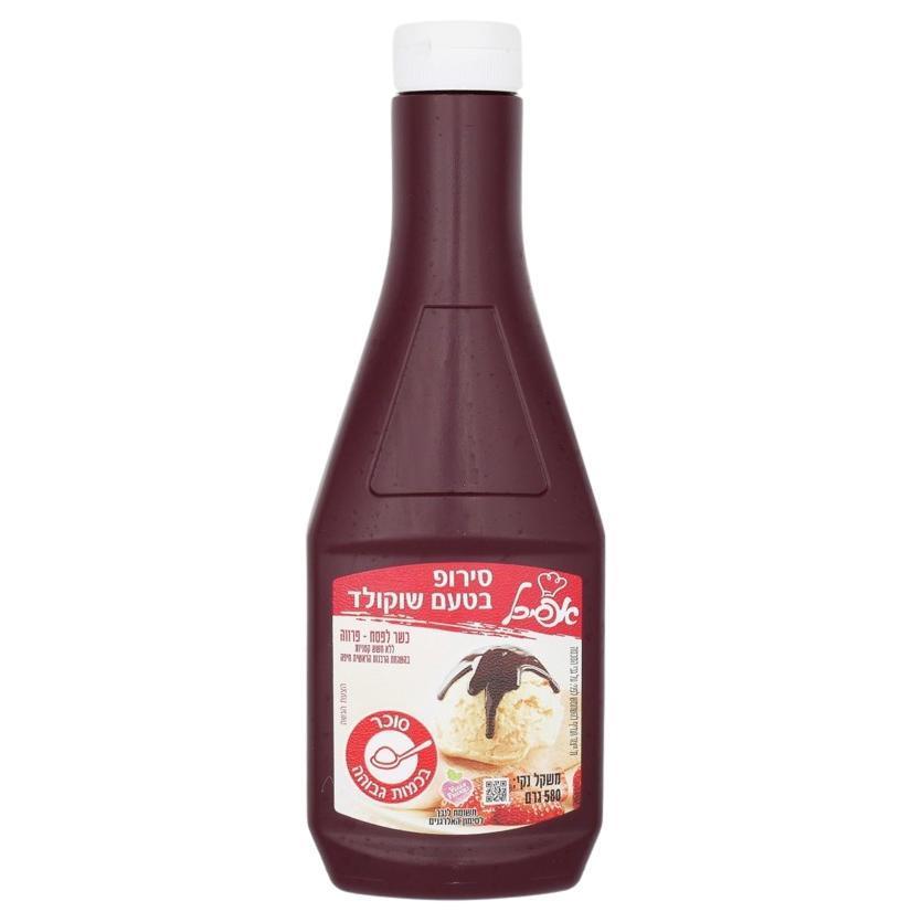 KOSHER CHOCOLATE FLAVOR SYRUP 580 GR.
