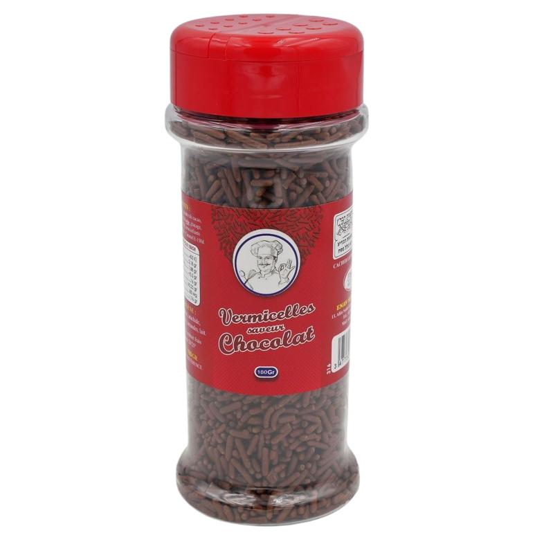 KOSHER CHOCOLATE SPRINKLES FLAVORED KLP EN 190 GR.