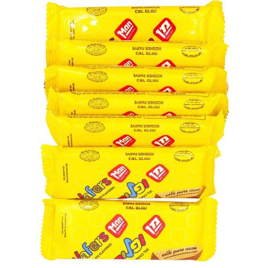 KOSHER CHOCOLATE WAFERS MAN 7 UNITS X 25 GR