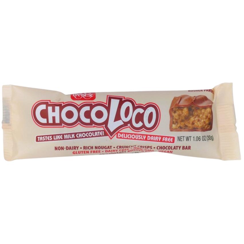 KOSHER CHOCO LOCO DAIRY FREE CHOCOLATE BAR PASKESZ 30 GR.