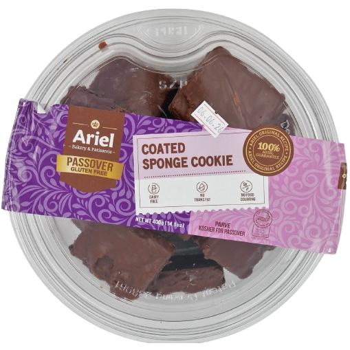 KOSHER COATED SPONGE COOKIE GLUTEN FREE AB. KLP 400 GR.
