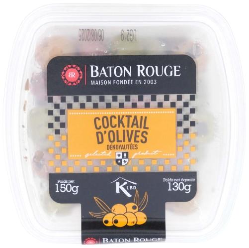 KOSHER COCKTAIL PITTED OLIVES BR. 150 GR