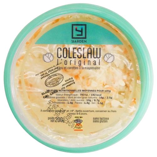 KOSHER COLESLAW YARDEN 200 GR.