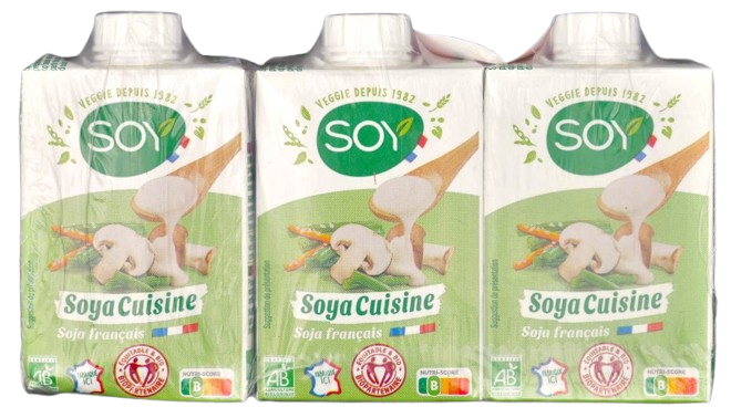 KOSHER COOKING WHIP SOY CREAM UHT KLP 3 X 20 CL.