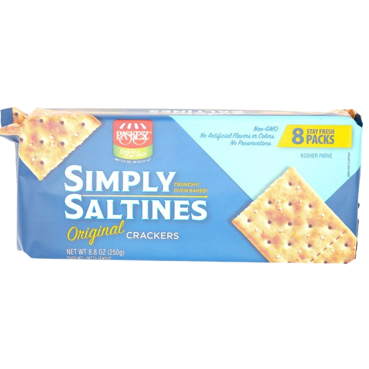 KOSHER CRACKERS SIMPLY SALTINES ORIGINAL 250 GR.