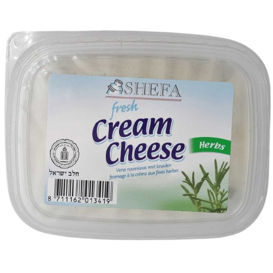KOSHER CREAM CHEESE WITH HERBS SHEFA 150 GR.