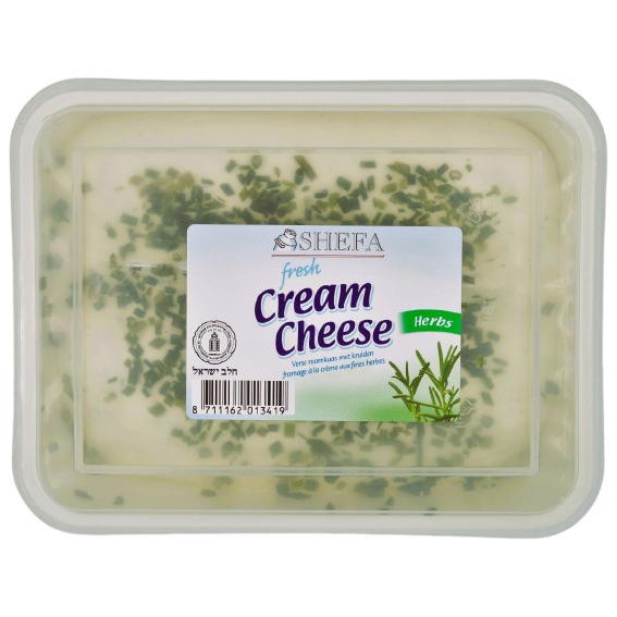 KOSHER CREAM CHEESE WITH HERBS SHEFA 1 KG.