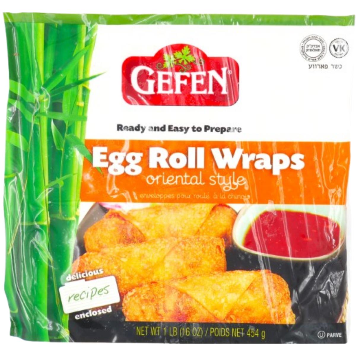 KOSHER EGG ROLL WRAPS GEFEN 454 GR.