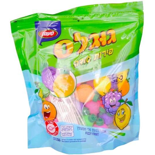 KOSHER FIZZY POWDER FRUIT 32 UNIT TAAMAN KLP 256 GR.