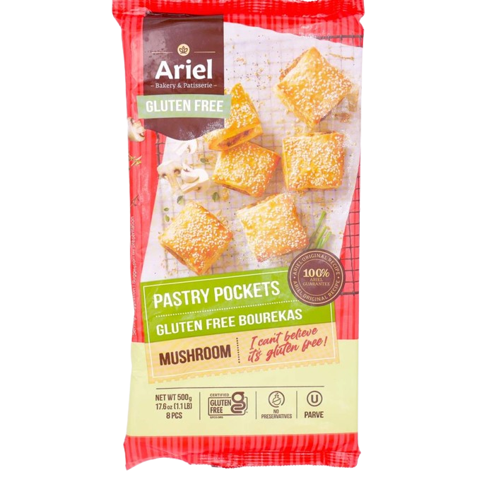 KOSHER GLUTEN FREE MUSHROOM POCKETS