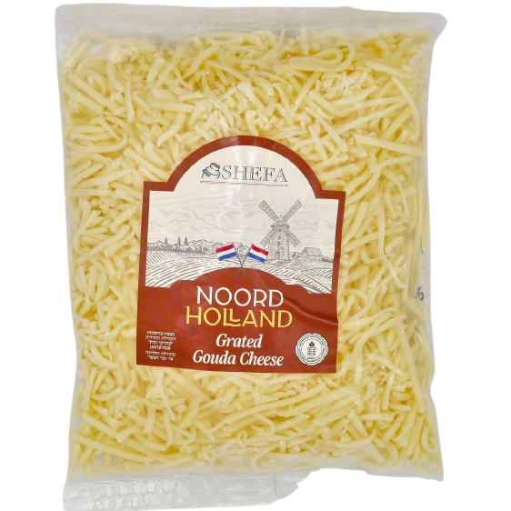 KOSHER GRATED GOUDA CHEESE SHEFA 400 GR.