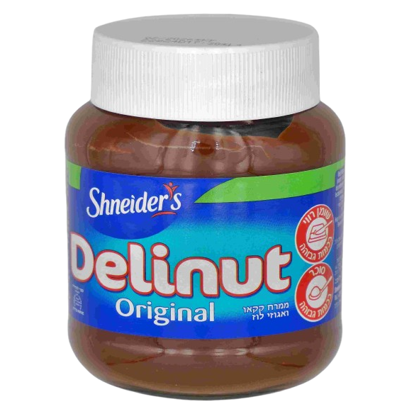 KOSHER HAZELNUT CREAM DAIRY FREE DELINUT 350 GR.