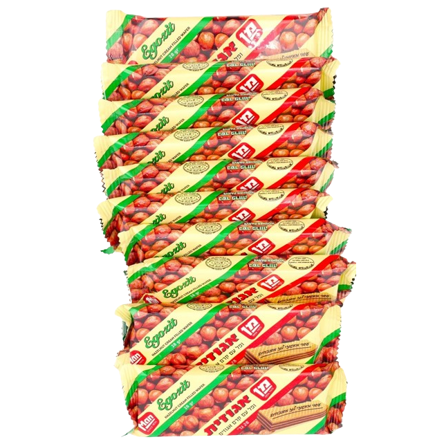 KOSHER HAZELNUT WAFERS MAN 10 X 28 GR