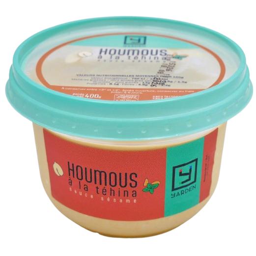 KOSHER HOUMUS WITH TEHINA YARDEN 400 GR.