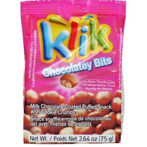 KOSHER KLIK CHOCOLATEY BITS KOSHER CHOCOLATE 75 GR.