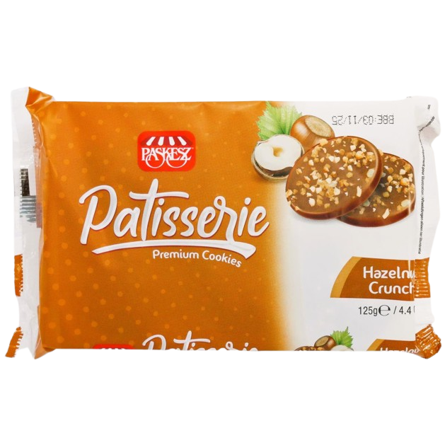 KOSHER PATISSERIE HAZELNUT CRUNCH PASKESZ 125 GR