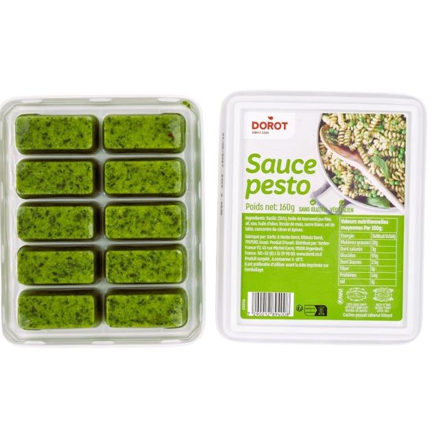KOSHER PESTO SAUCE CUBES DOROT 160 GR.