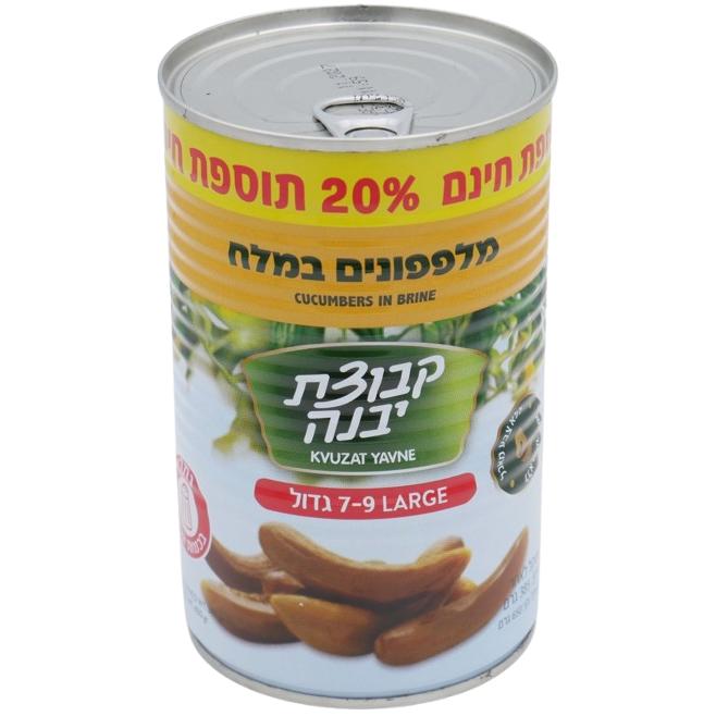 KOSHER PICKELS IN BRINE 7-9 KY+20% 650 GR.