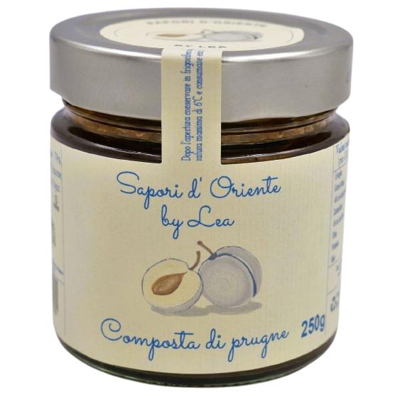 KOSHER PLUM FRUIT PRESERVE BY LEA 250 GR.