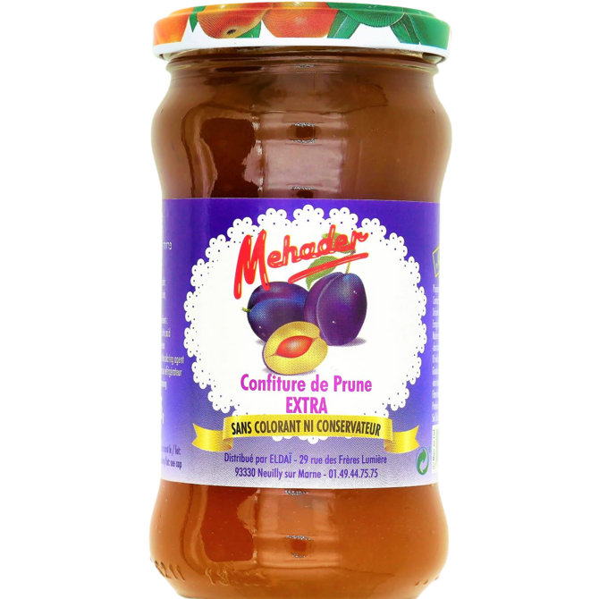 KOSHER PLUM JAM KLP MEHADER 375 GR.