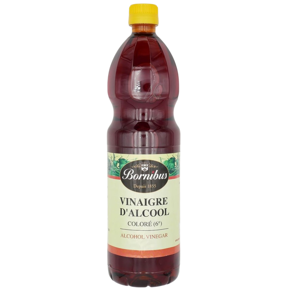 KOSHER RED ALCOHOL VINEGAR BORNIBUS KLP 1 LT.