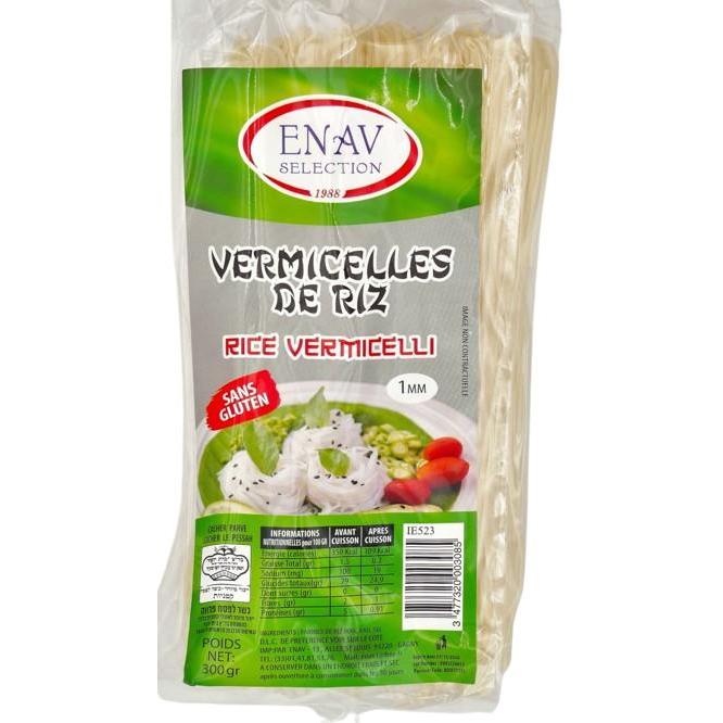 KOSHER RICE NOODLES 1 mm KLP EN 300 GR.