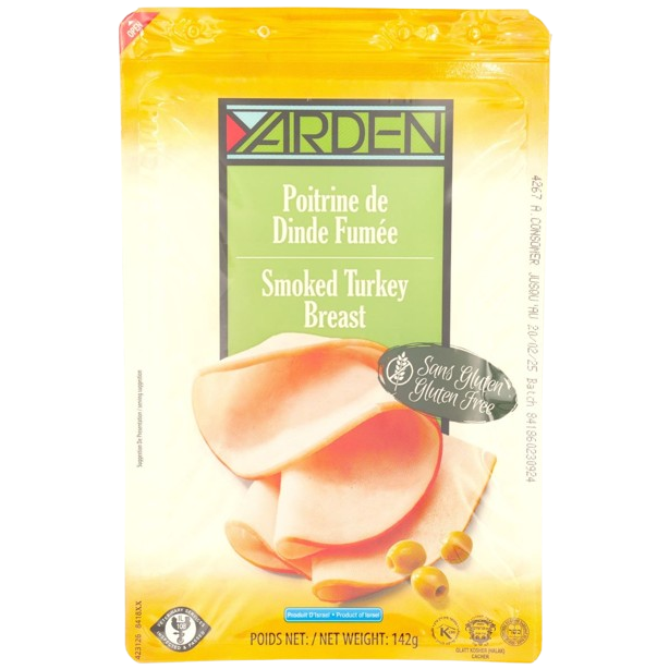 KOSHER SMOKED TURKEY BREAST 142 GR.