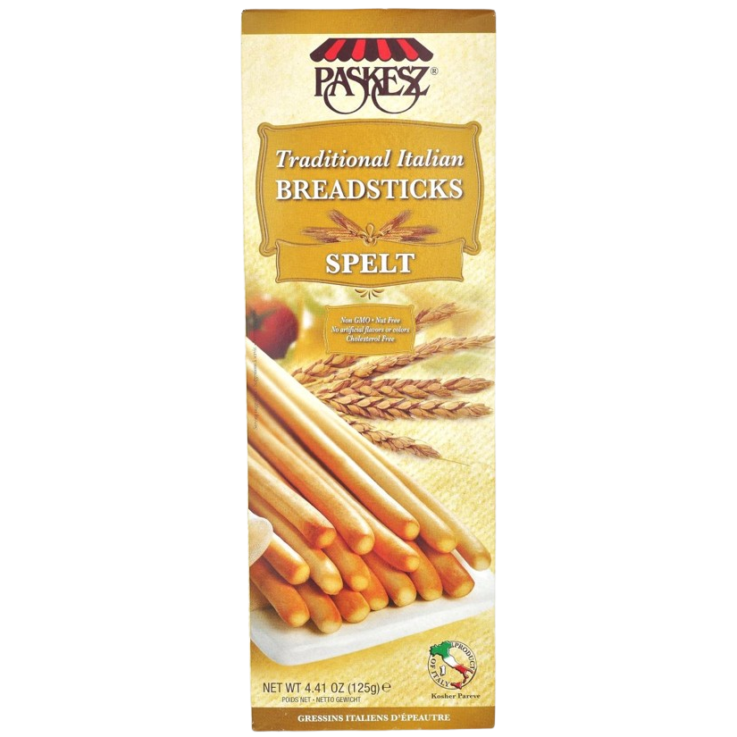 KOSHER SPELT BREADSTICKS PASKESZ 125 GR.