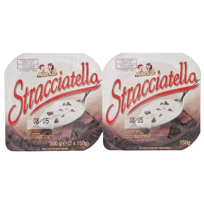 KOSHER STRACIATELLA YOGURT MK 2 X 150 GR.