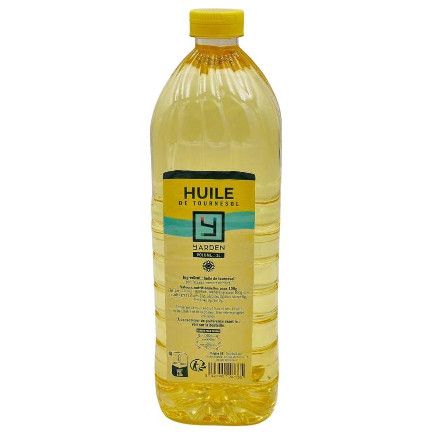 KOSHER SUNFLOWER OIL YARDEN KLP 1 LT.