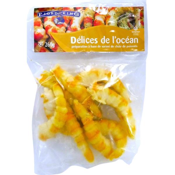 KOSHER SURIMI SHRIMPS SHAPED FJORD KING 260 GR.