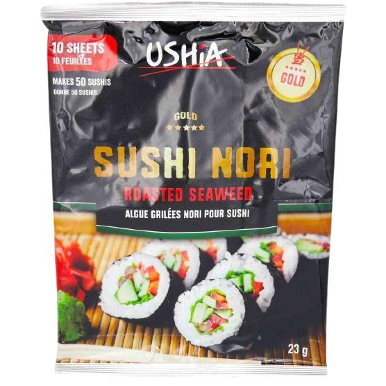 KOSHER SUSHI NORI ROASTED SEAWEED 10 SHEET 23 GR.