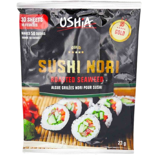 KOSHER SUSHI NORI ROASTED SEAWEED 10 SHEET 23 GR.