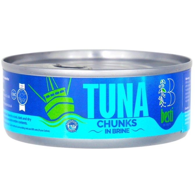 KOSHER TUNA IN BRINE BESTI CRC 145 GR.