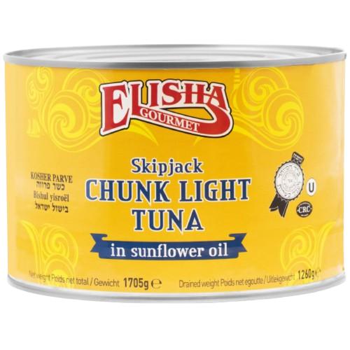 KOSHER TUNA IN SUNFLOWER OIL ELISHA CRC 1,705 KG.