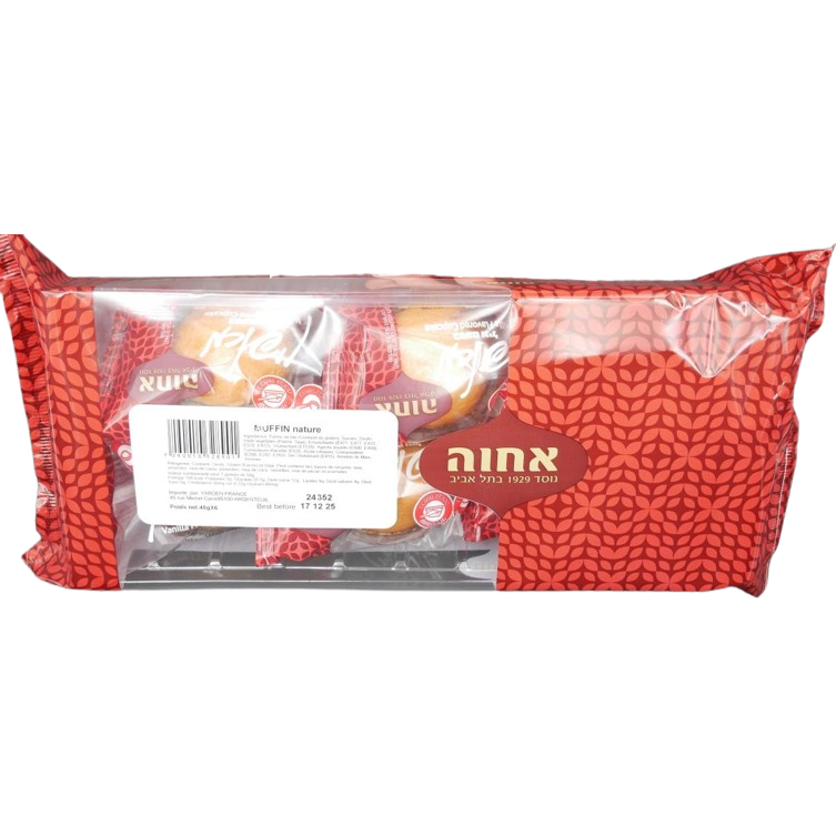 KOSHER VANILLA MUFFIN ACHVA 6 X 50 GR. (300 GR.)